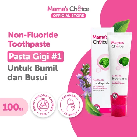 Mamac Distribusi Indo Mama’s Choice Non-Fluoride Toothpaste 