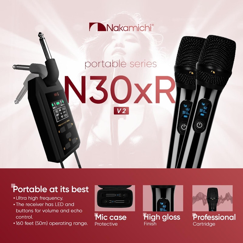 Nakamichi Portable Wireless Microphone 5