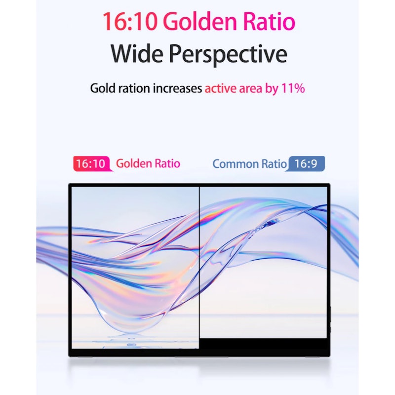 BeeX QLED 14" 2.2K Premium Ultra-Thin Portable Monitor 3