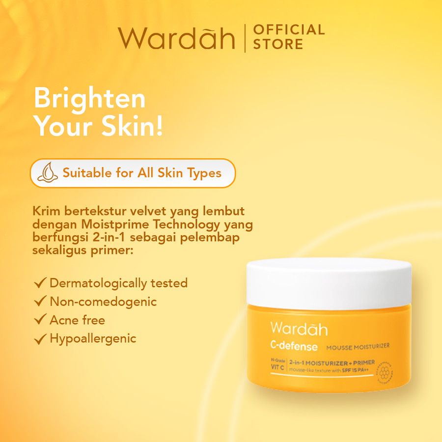 Paragon Technology and Innovation Wardah C-Defense Mousse Moisturizer 