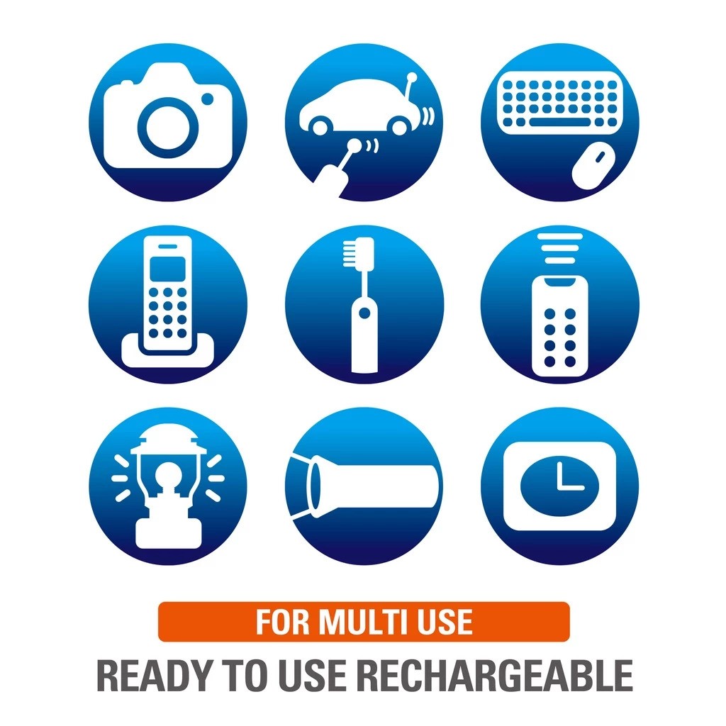 Panasonic Eneloop Rechargeable Battery BK-3MCCE