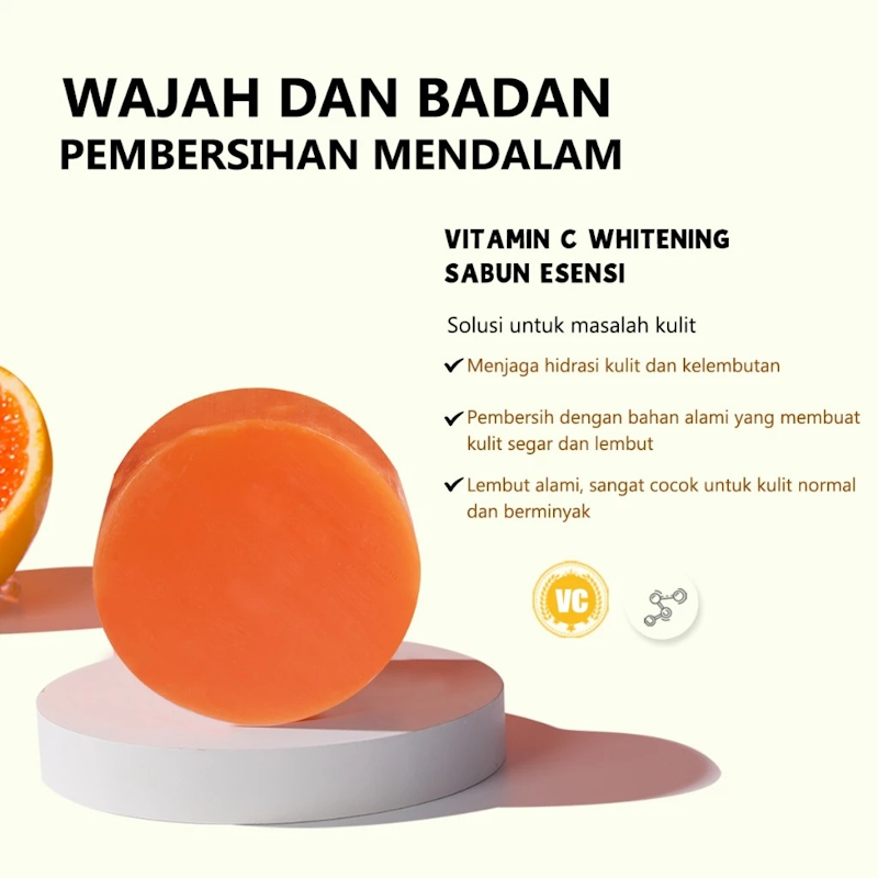 DISUNIE Vitamin C Whitening Face Soap
