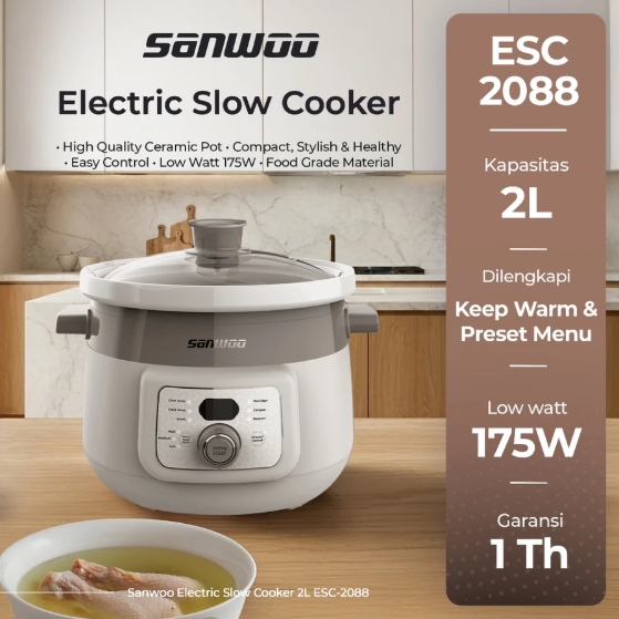 Sanwoo Electronics Sanwoo Electric Slow Cooker ESC-2088