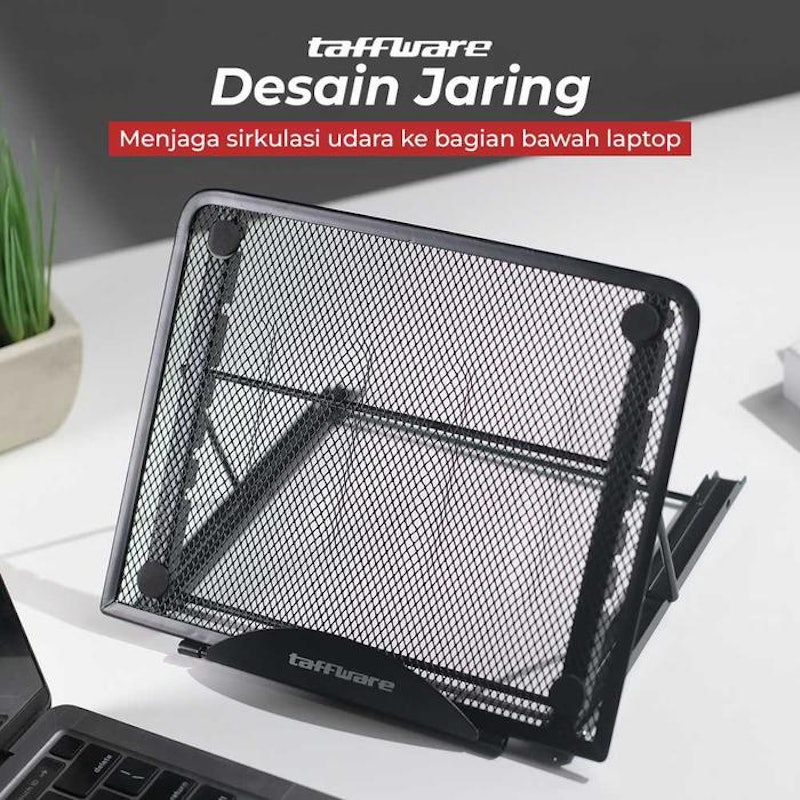Taffware Portable Laptop Stand Adjustable Angle 4