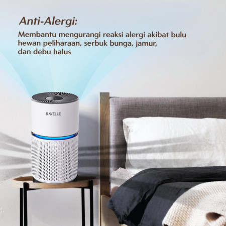 Ravelle Luxe Air Purifier HEPA13 + Anti-Allergen 4