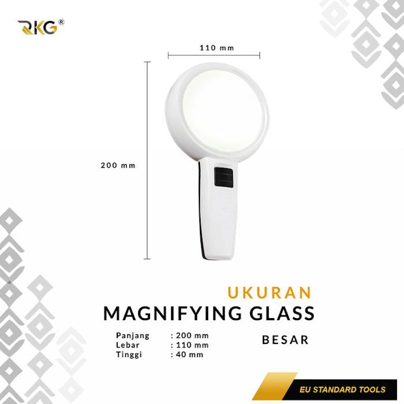 RKG Loupe Magnifying Glass 2
