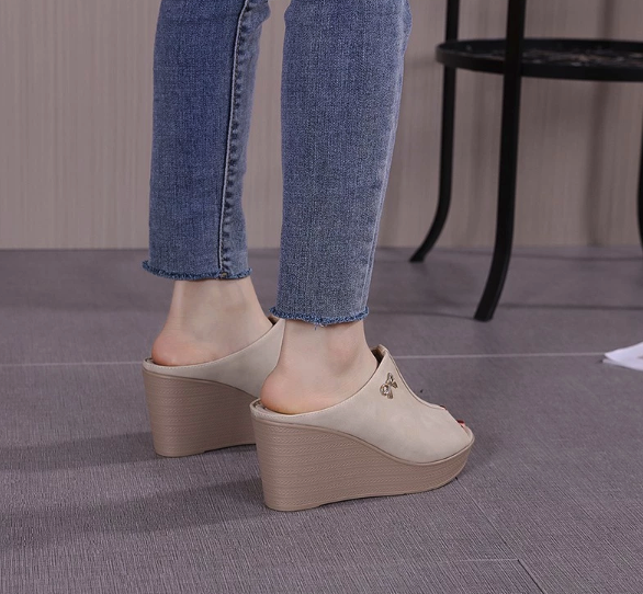  ELLORA Sandal Wedges Wanita EB530-01