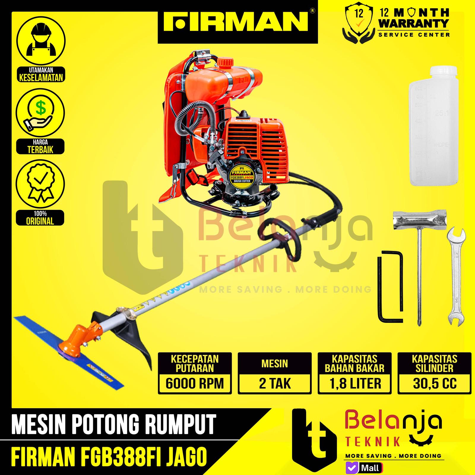 FIRMAN® Gasoline Brush Cutter  5