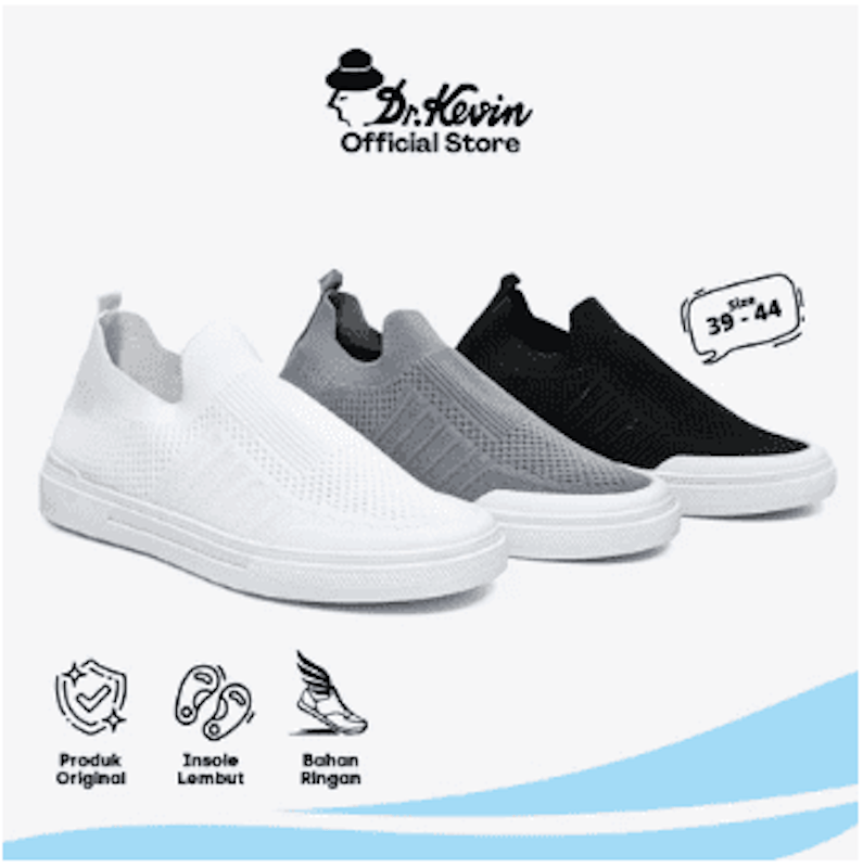 Dr. Kevin Sepatu Sport Kasual Sneaker Pria 4