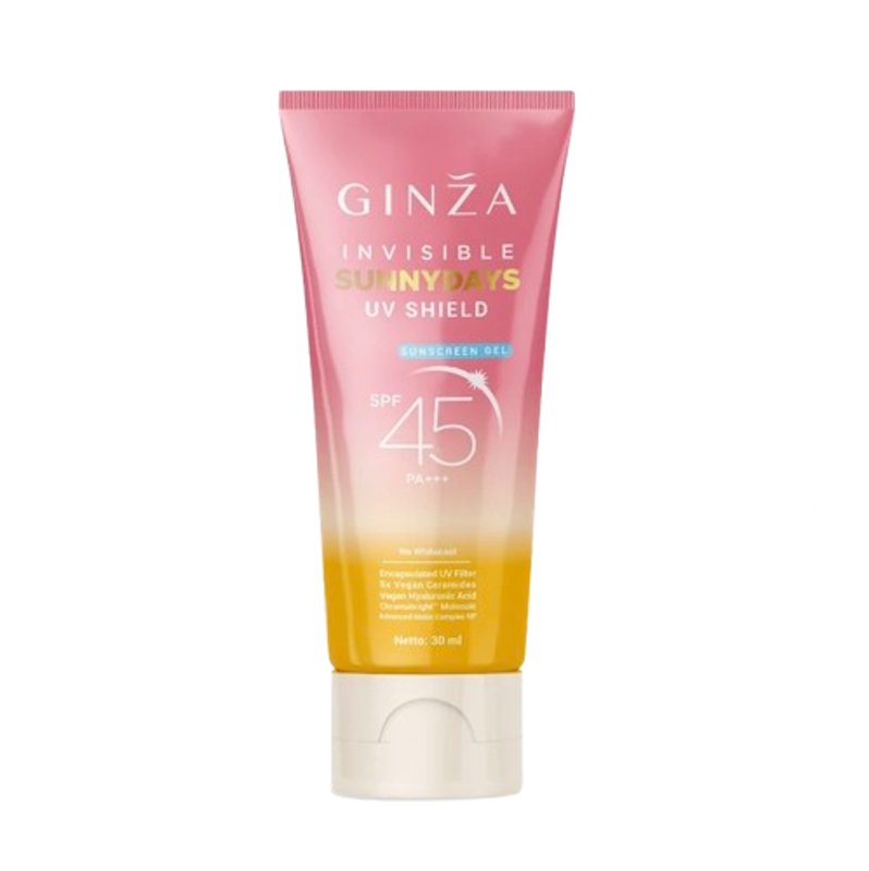 Ginza Beauty Invisible SunnyDays UV Shield Sunscreen Gel SPF 45 PA+++ 1