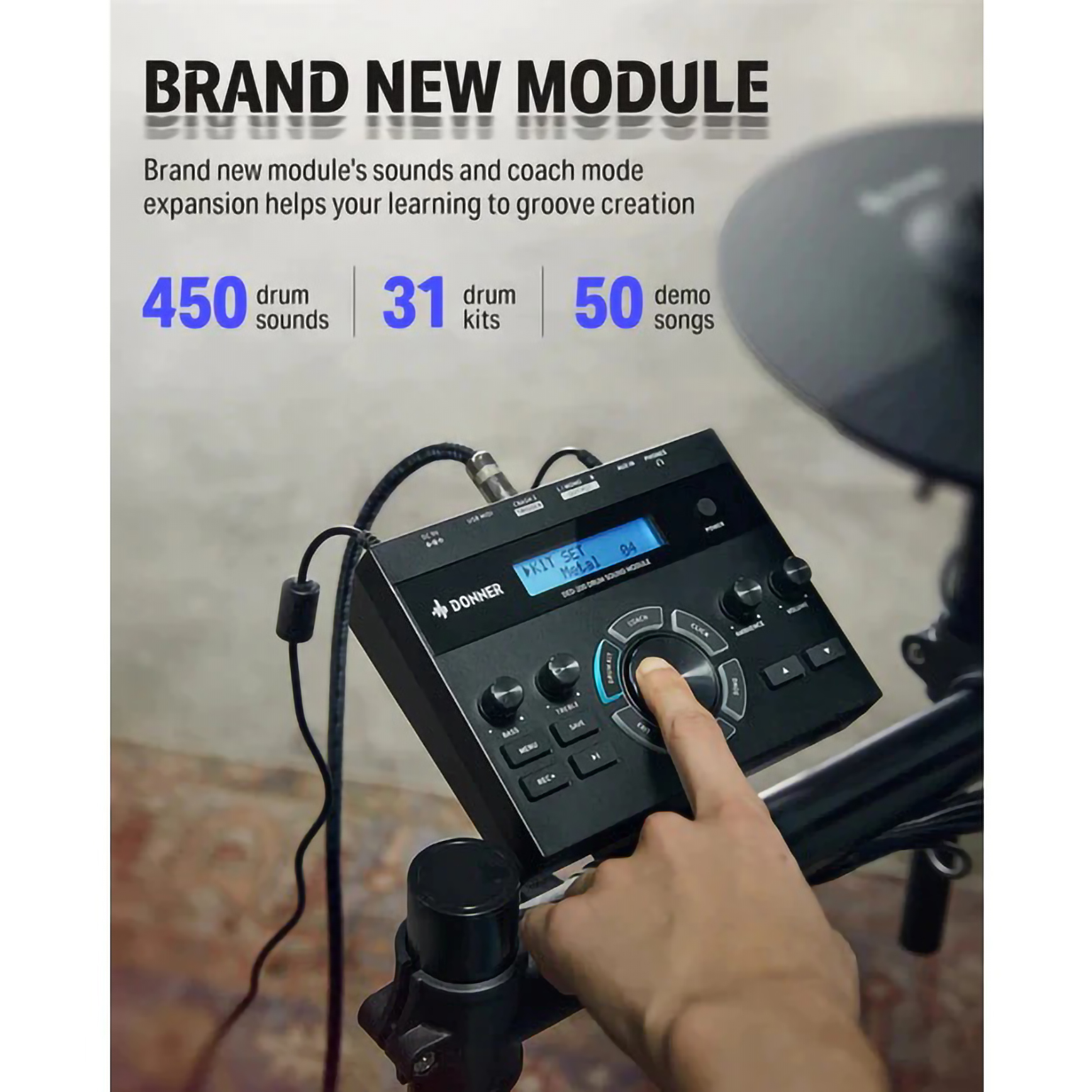 Donnermusic Donner Electronic Drum Set DED-200