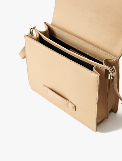 Mango Bag M Tremp Nude