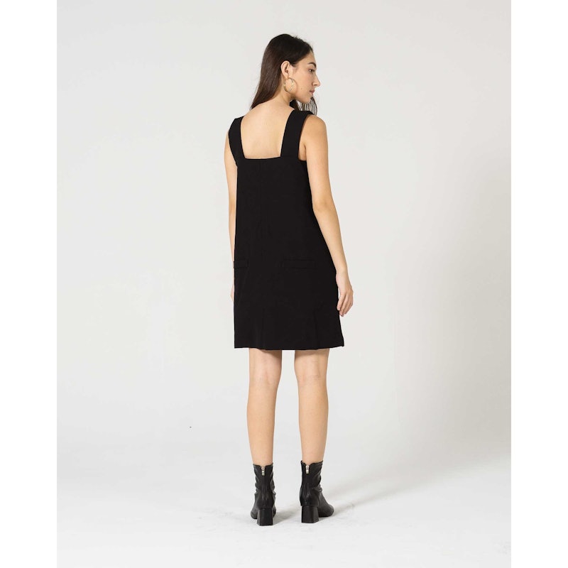 This is April X Syifa Hadju Romper Wanita SH Min Jeong Pinafore Black 2