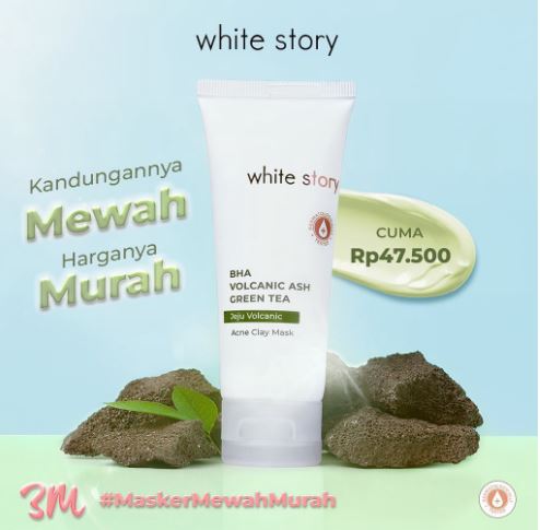 White Story  Jeju Volcanic Acne Clay Mask