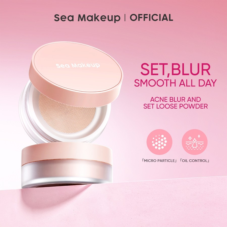 Sea Beauty Indonesia Sea Makeup Acne Blur and Set Loose Powder