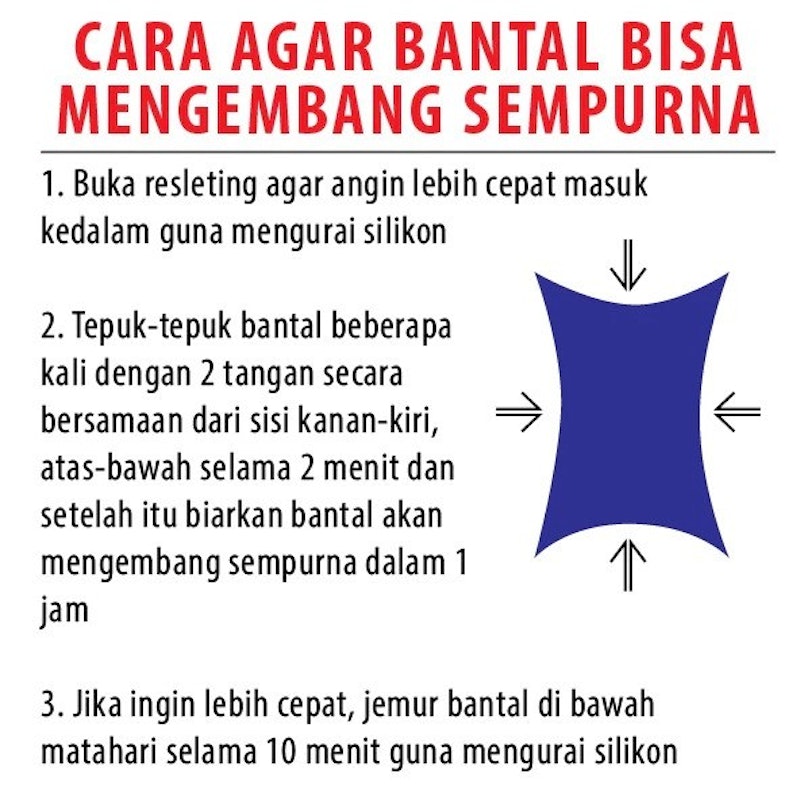 109 Pillow Bantal Tidur Hotel Roll Medium 3