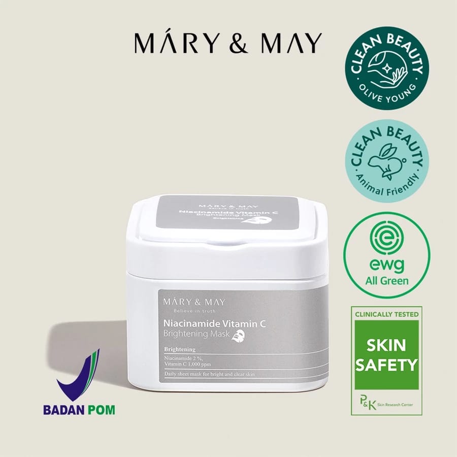 Aidkorea Mary & May Niacinamide Vitamin C Brightening Mask