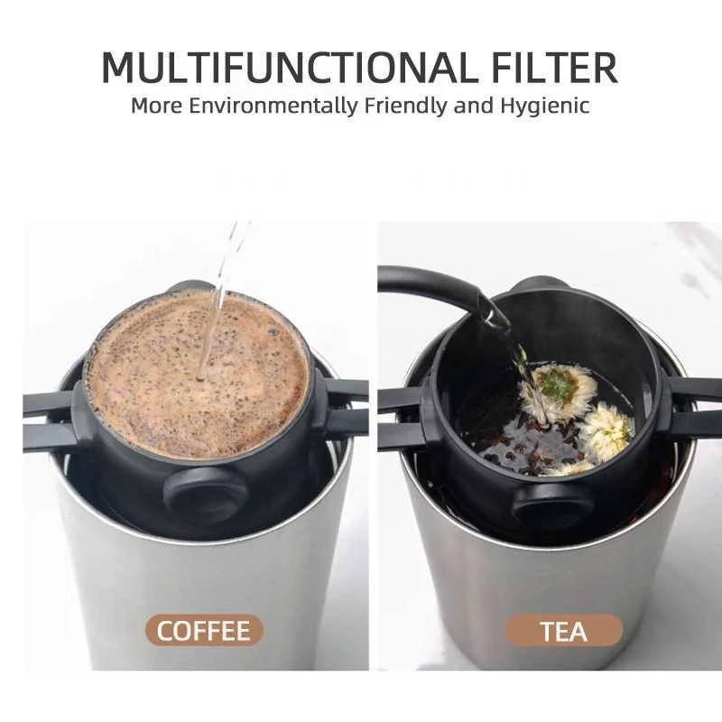 One Two Cups Filter Penyaring Kopi Portable Cone  F-402