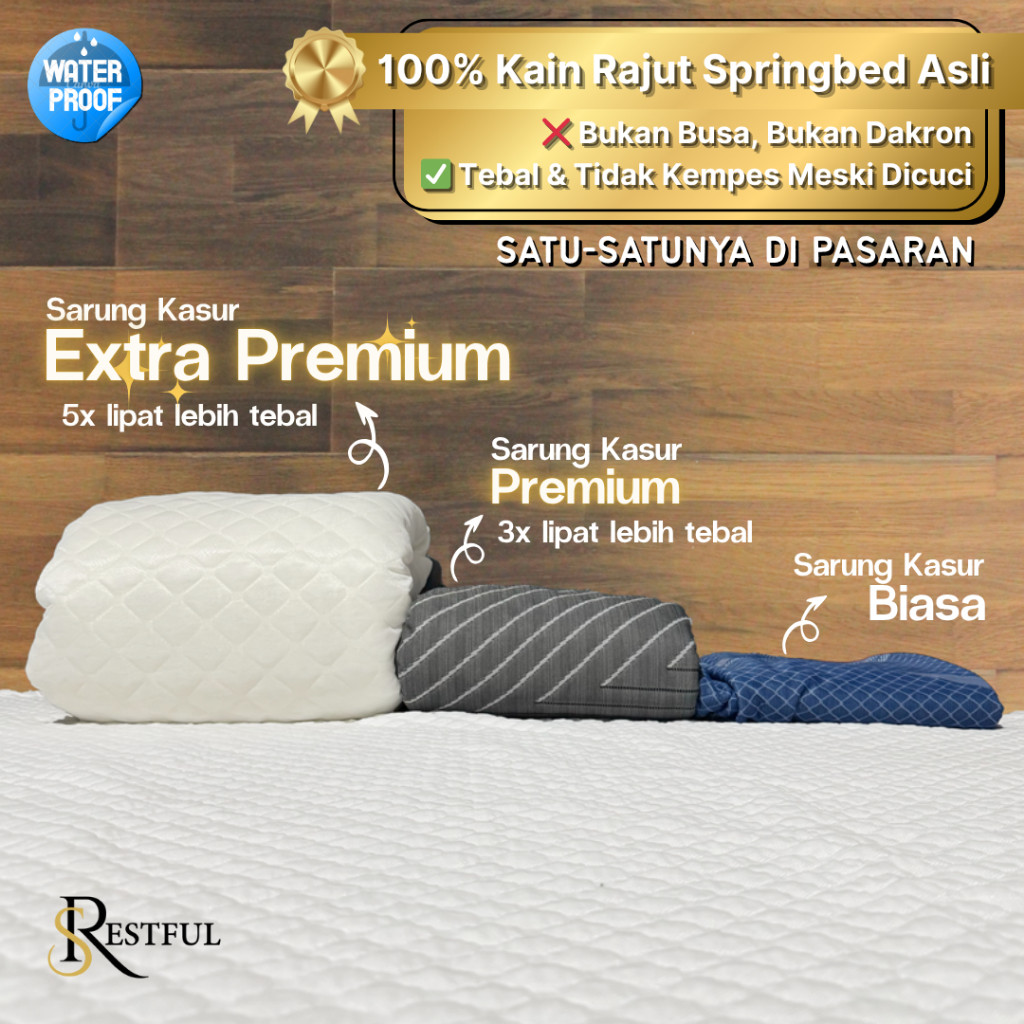 Restful Sarung Kasur Extra Premium Waterproof