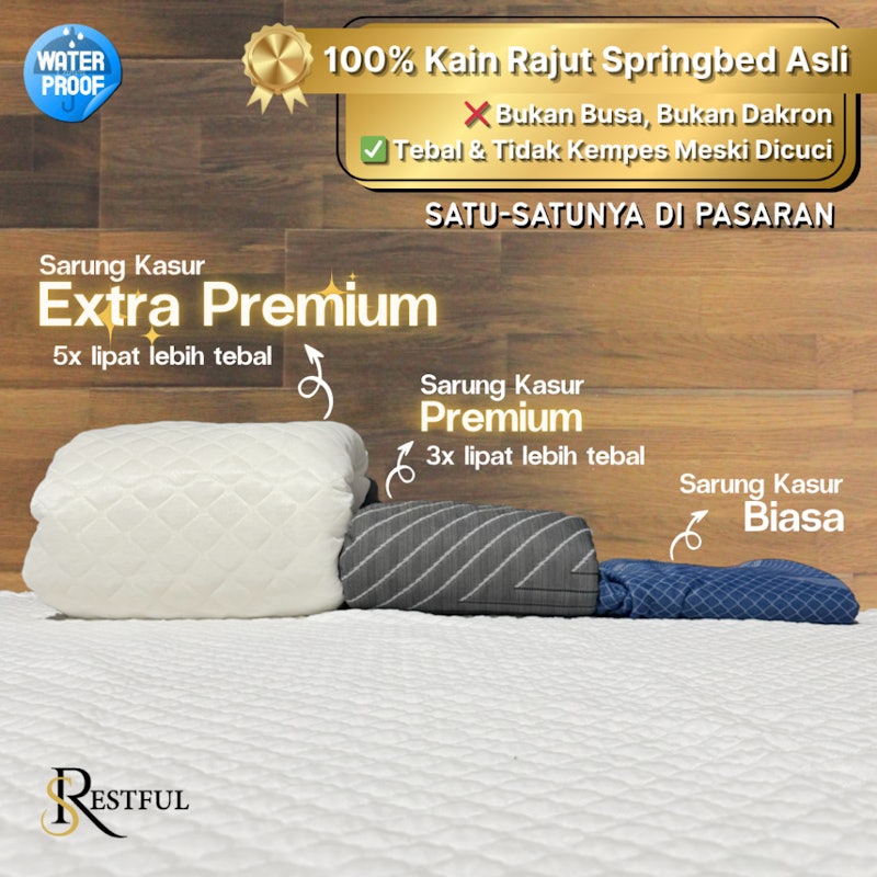 Restful Sarung Kasur Extra Premium Waterproof 2