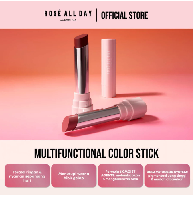 Rose Cosmetics International Rosé All Day Lip & Cheek Duo Rouge