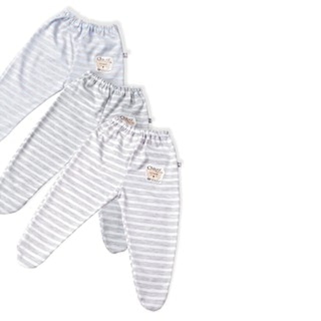 Celana Bayi Tutup Kaki Motif Misty Stripe