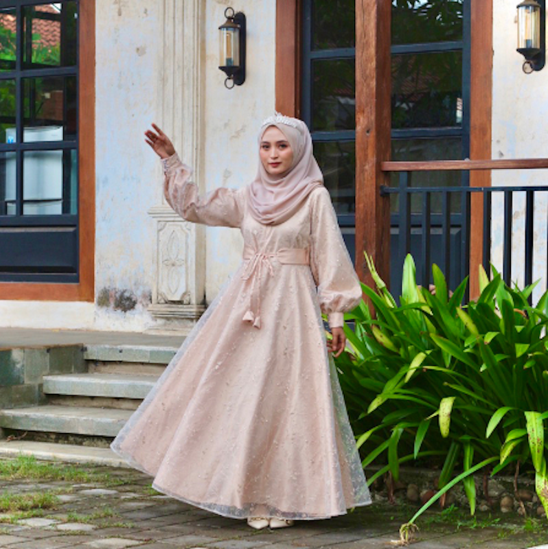 Anggun Wedding Dress Full Brokat 5