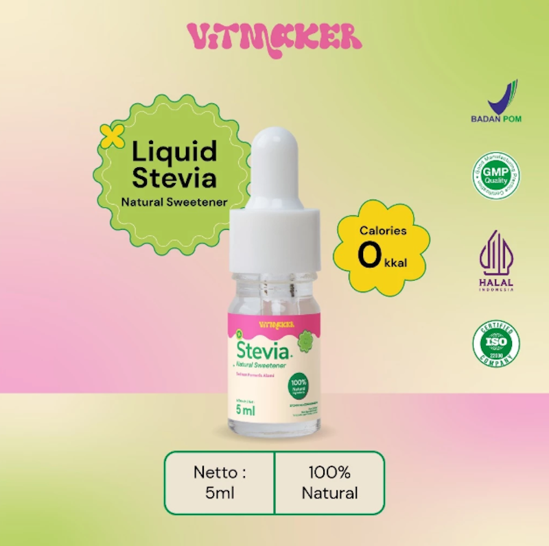 Vitmaker Liquid Stevia Pemanis Alami 3