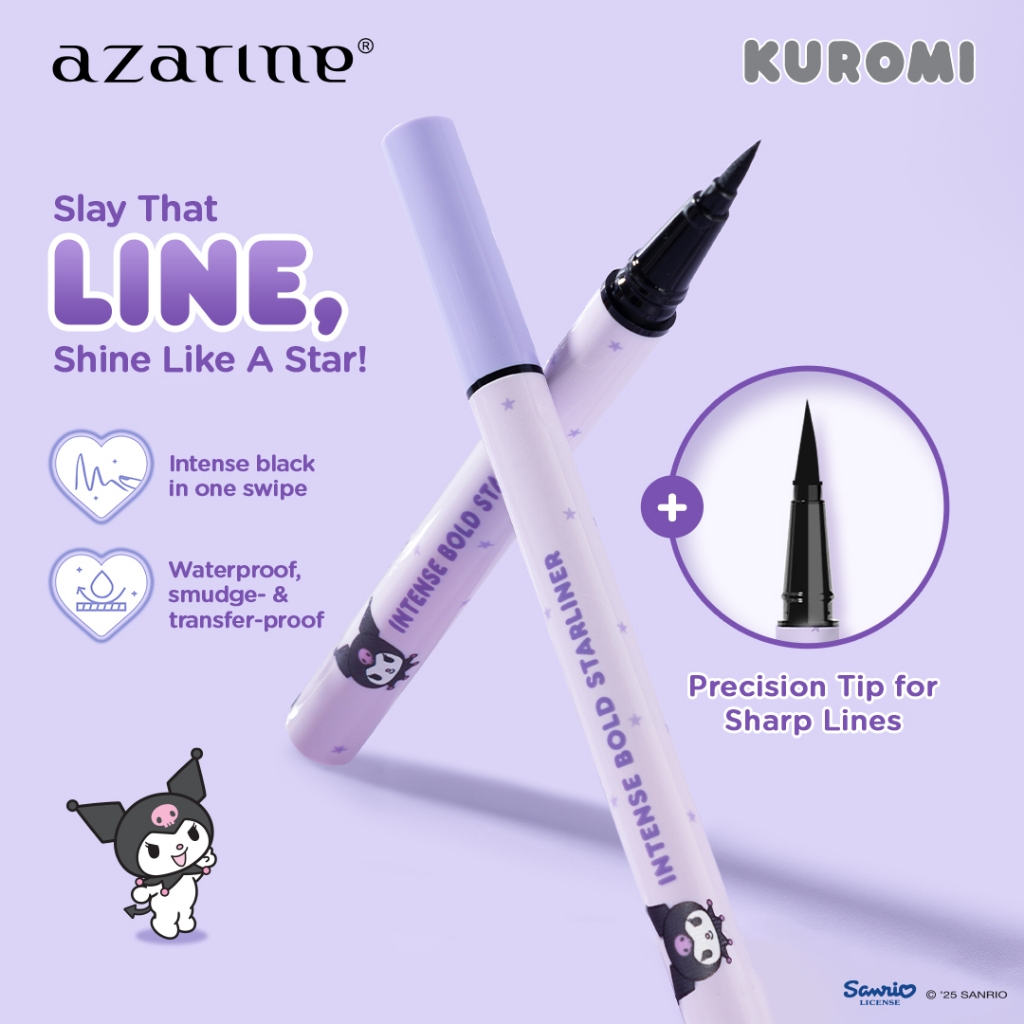 Wahana Kosmetika Indonesia Azarine® Intense Bold Starliner Eyeliner