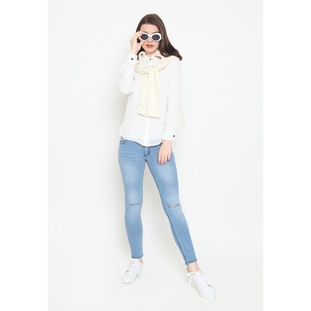 Ripped Jeans Slim Fit 233206