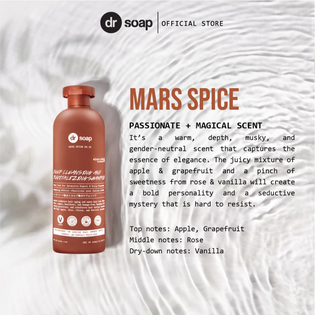 Multi Garam Utama dr soap Deep Cleansing & Revitalizing Shampoo