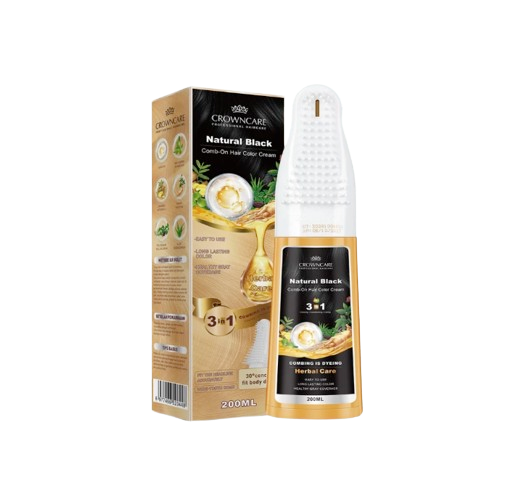 CrownCare Comb-On Hair Color Cream Chesnut Brown