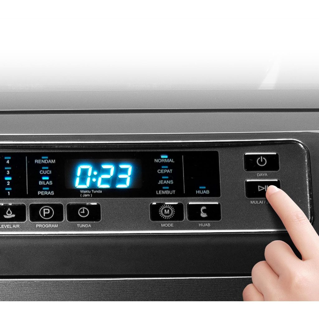 Hartono Istana Teknologi Polytron Polytron Mesin Cuci 1 Tabung Zeromatic Laguna Series Hijab 10 kg PAW 1028Y