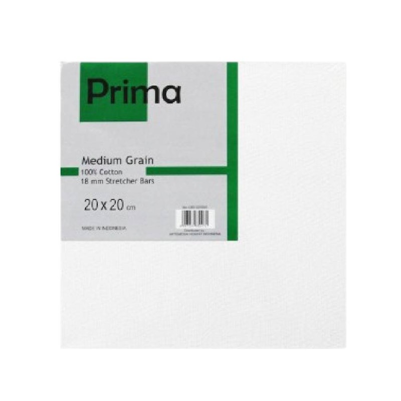 Prima Green Cotton Canvas 20x20 cm 1