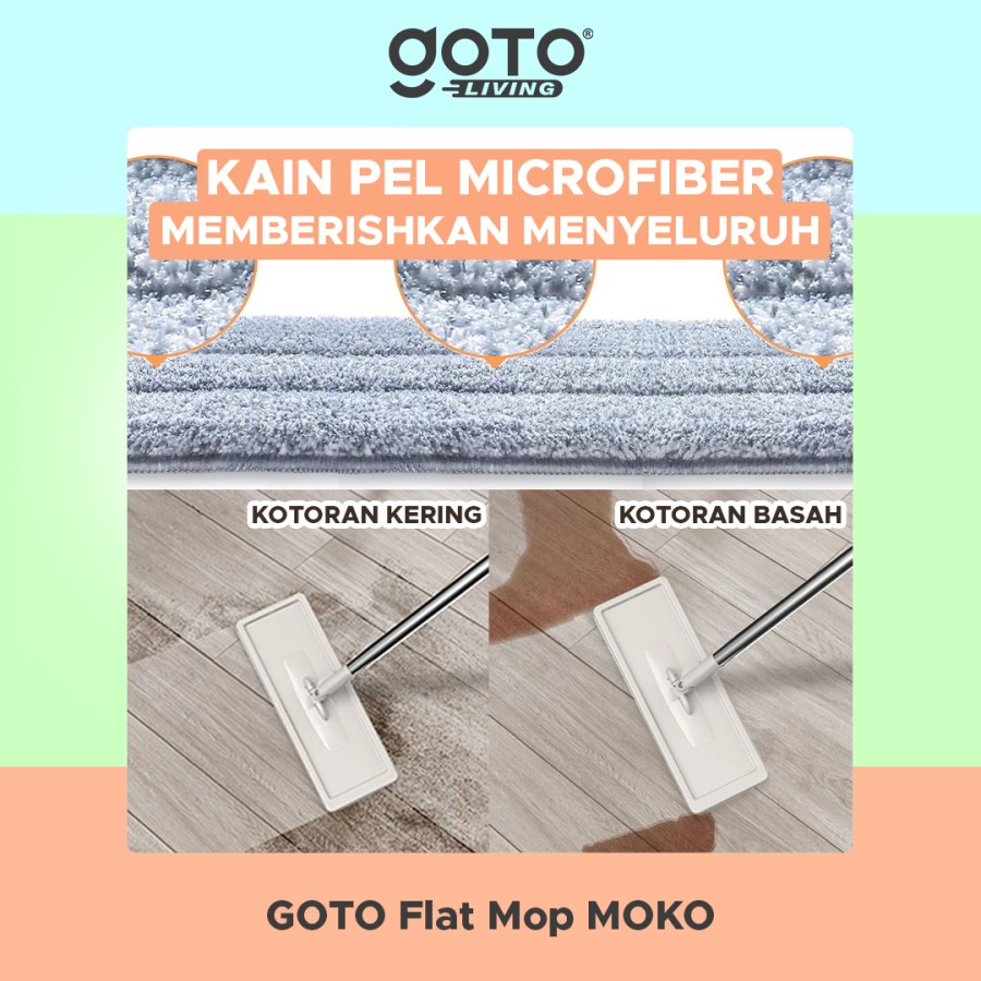 Pilar Niaga Makmur Goto Living Flat Mop Moko