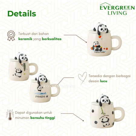 Gelas Mug Cangkir Panda 2