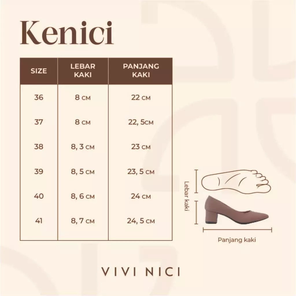 Karya Nyata Alasindo Vivi Nici Kenici Sepatu Pantofel
