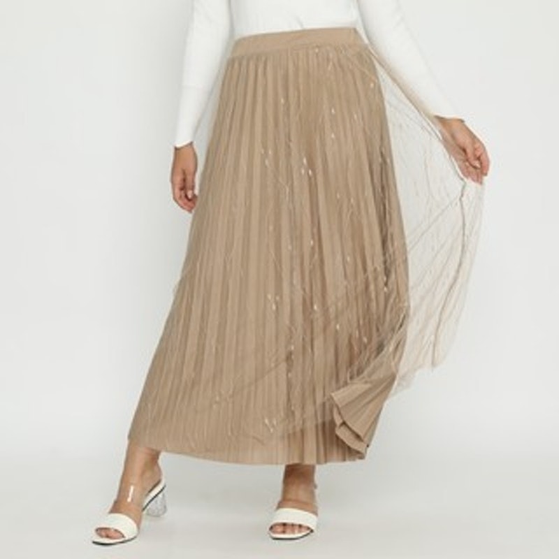 Tulle Fiber Maxi Skirts Basic Colors 2