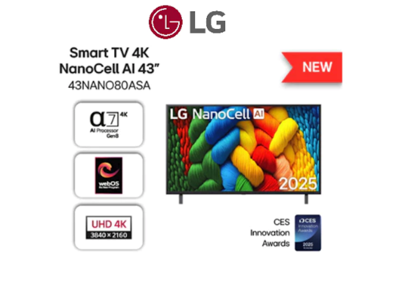 Smart TV 4K 43 Inci NanoCell AI 2