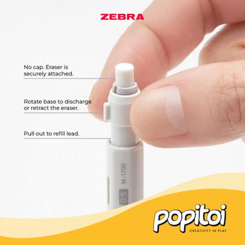 Zebra Knock Mechanical Pencil M-1700