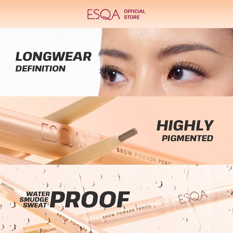 ESQA Brow Pomade Pencil Chocolate 3
