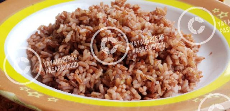 Cap Bunga Beras Merah Sosoh Super 5