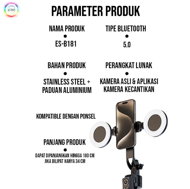 CIJI Tripod Selfie Stick  5