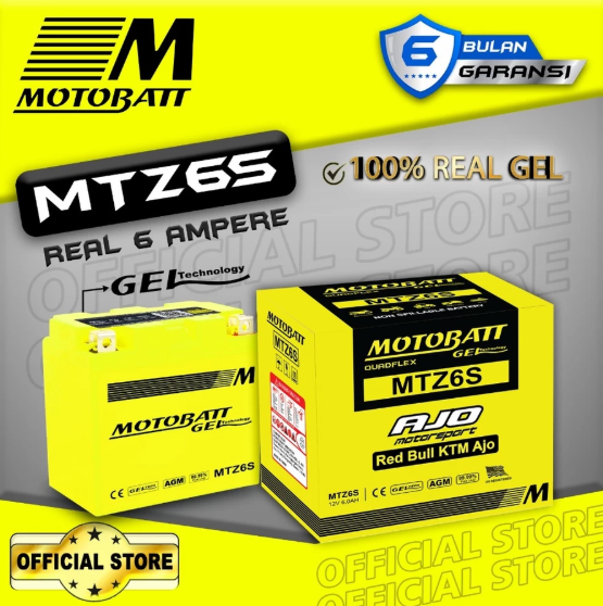 Motobatt Indonesia Motobatt Aki Gel MTZ6S