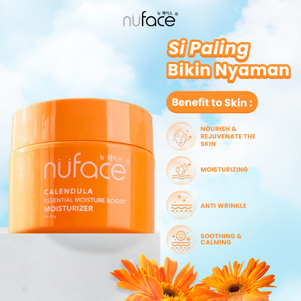 Victoria Care Indonesia Nuface Calendula Essential Moisture Boost Moisturizer