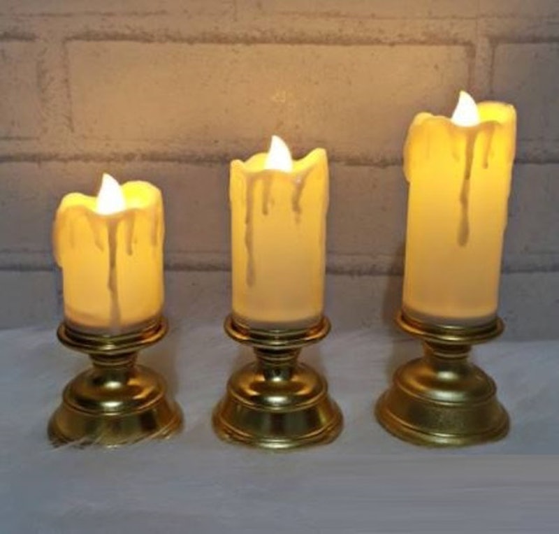 3-Piece Plastic LED Candle Set 2