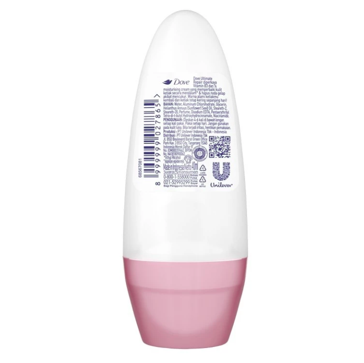 Unilever Indonesia Dove Ultimate Repair Antiperspirant Deodorant Roll On