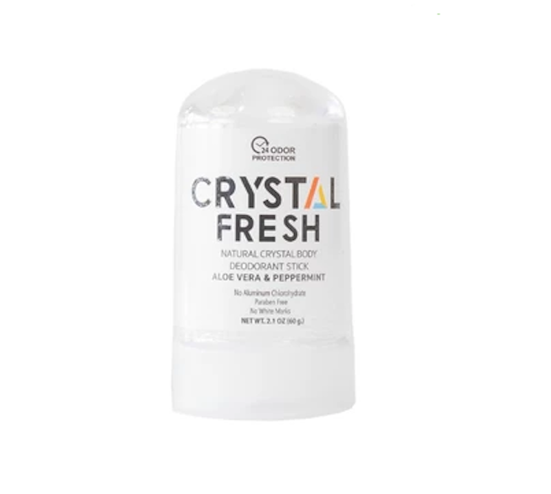 Crystal Fresh Natural Crystal Body Deodorant Stick Aloe Vera & Peppermint 1