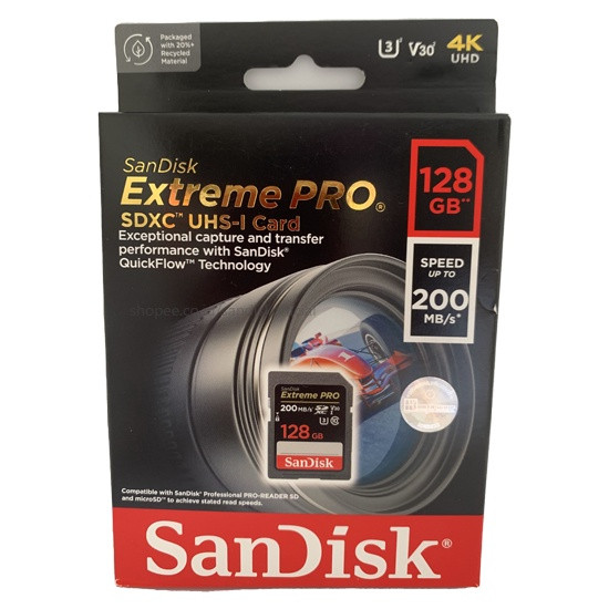 SanDisk Sandisk Extreme Pro SDXC UHS-I Card 128GB SDSDXXD-128G-GN4IN