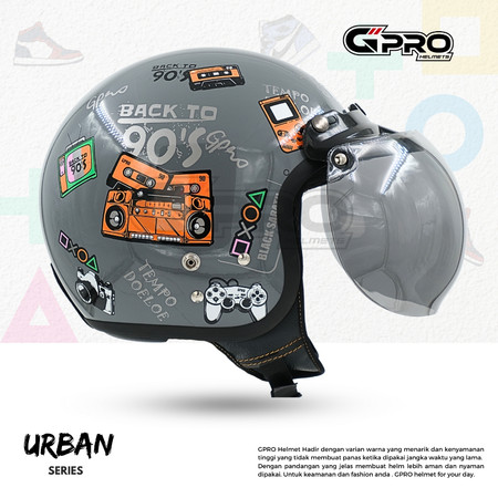 GPro Helm Bogo Classic Urban Series 3